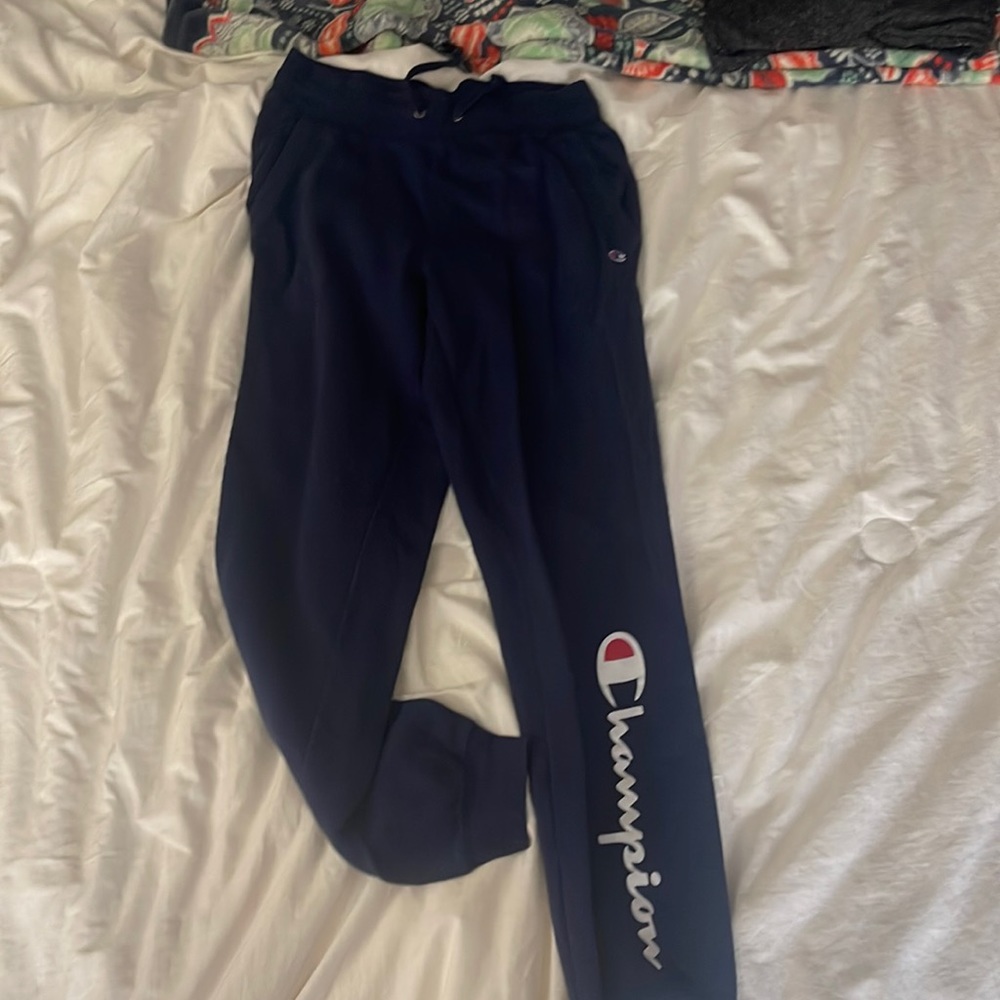 Navy blue champion joggers